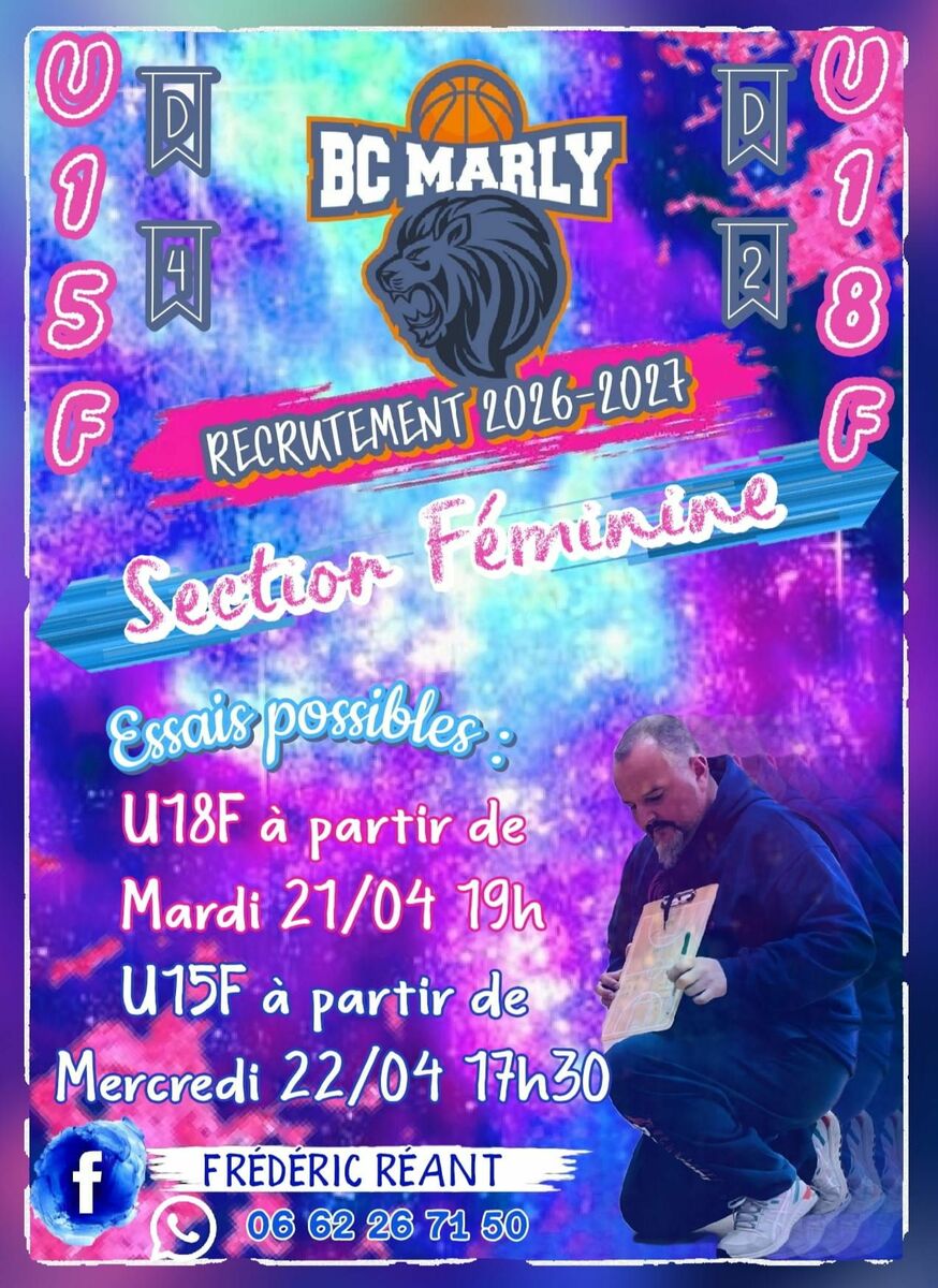 Recrutement U15F/U18F