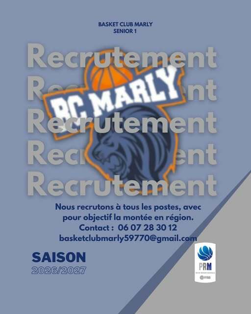 Recrutement Séniors