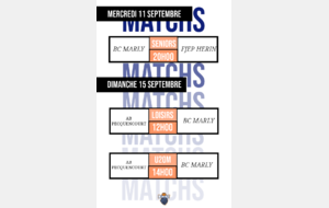 Info matchs amicaux