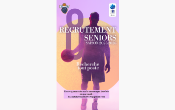 Recrutement Séniors 