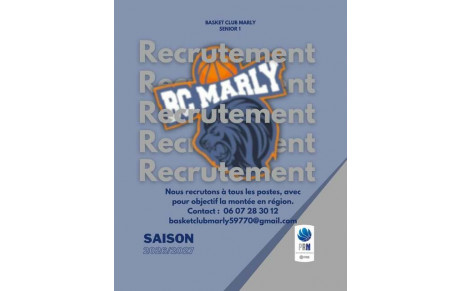 Recrutement Séniors