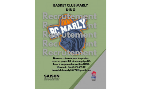 Recrutement U18M